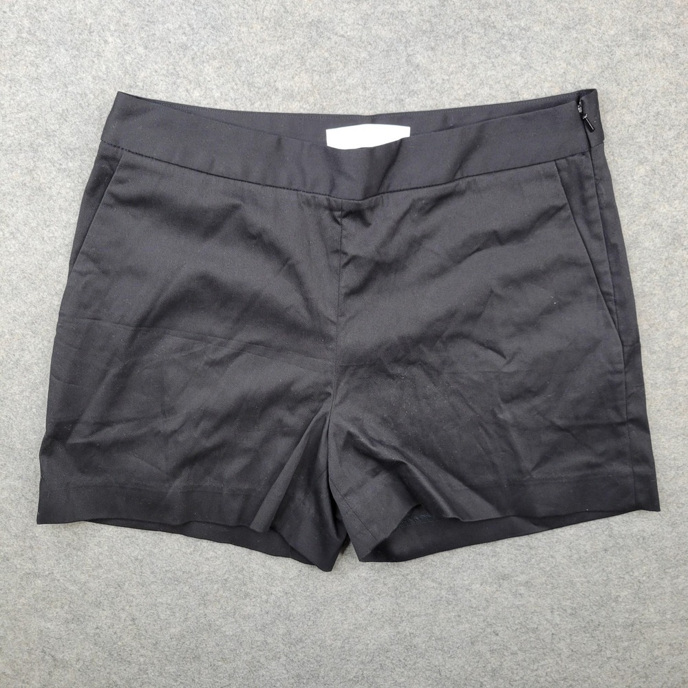 Everlane Shorts Womens 2 Black Chino Twill Side Zip Dressy Office Casual